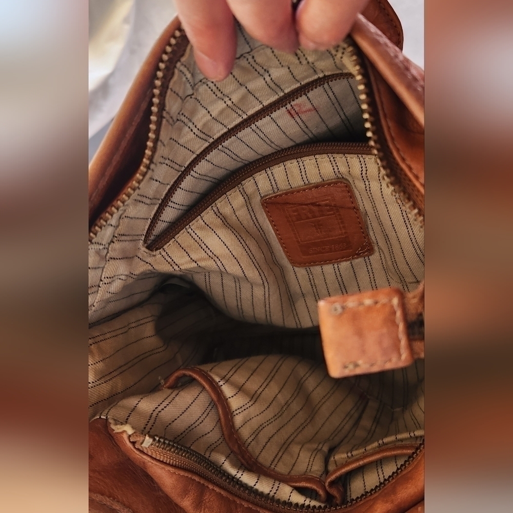 Frye Leather Western Madison Cross Body - Picture 2 of 14